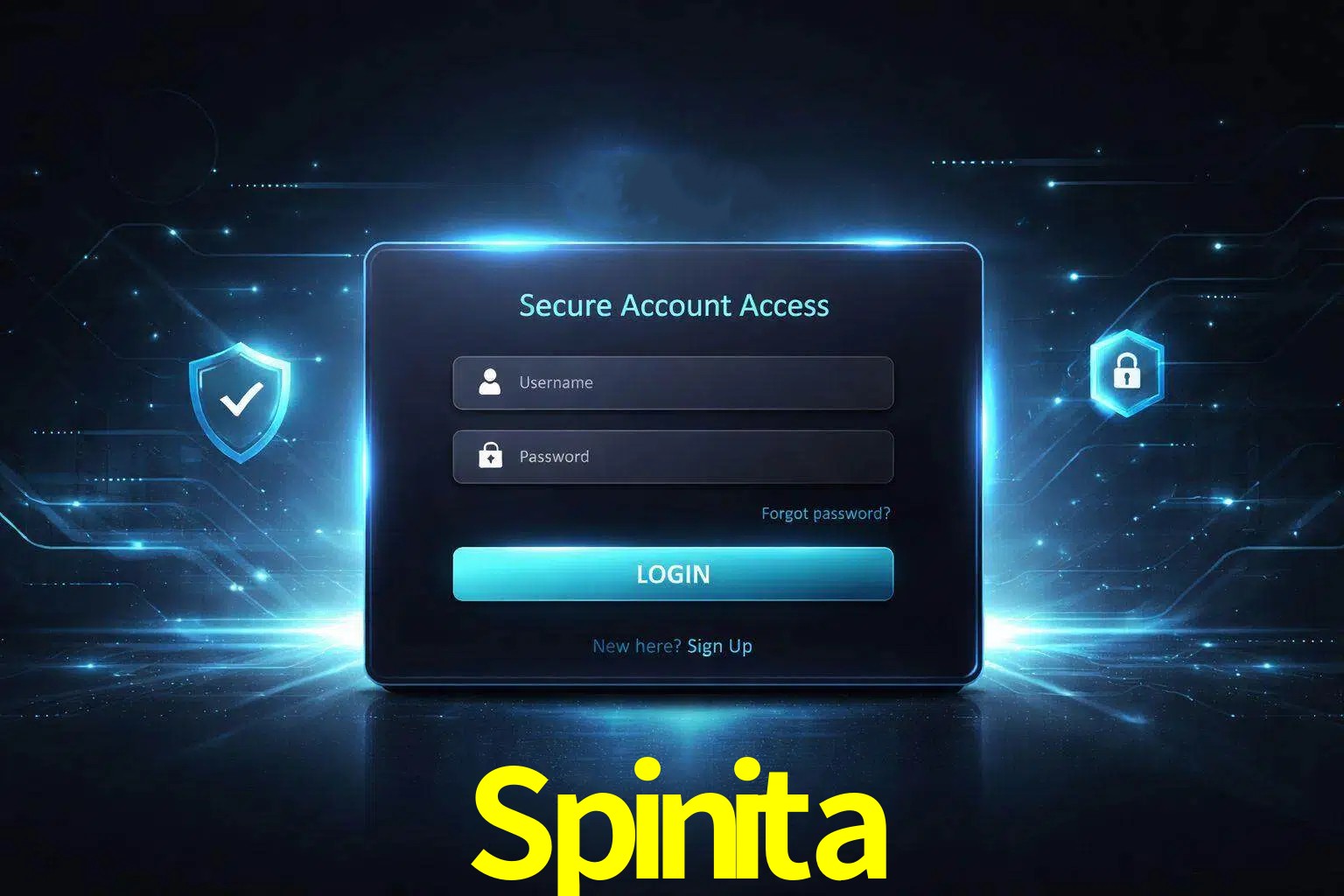 Pantalla de inicio de sesión de cuenta Spinita para usuarios en México